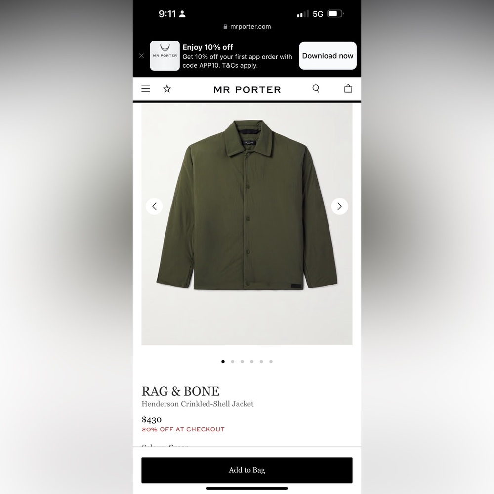 Rag and Bone Henderson jacket